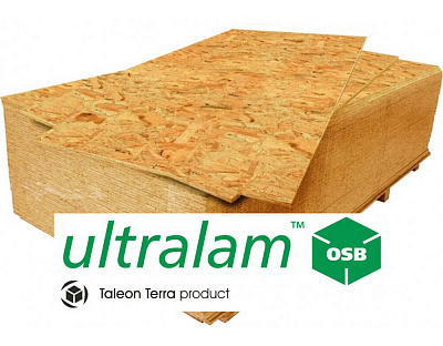 Плита ОСП ОSB-3 (ОСБ) 8мм 2500-1250мм Ultralam Торжок Россия упаковка 80 листов