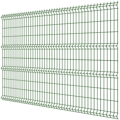 Панель LIGHT 2,03х2,50м RAL6005 Зеленый Мох сварная 3Д сетка гиттер