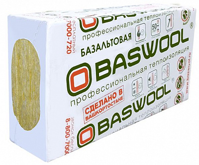 Плиты теплоизоляционные BASWOOL СТАНДАРТ 70 (1200*600*50мм) 4,32 кв.м 0,216м3 фото Центр Металлокровли